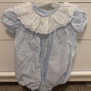 Anvy Kids Blue and White Floral Bubble